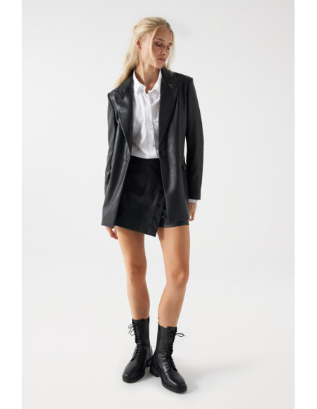 Salsa Jeans - FAUX LEATHER BLAZER