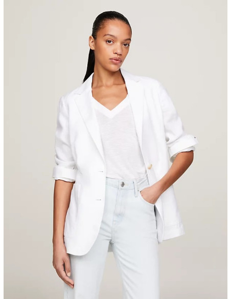 Tommy Hilfiger - CASUAL LINEN REGULAR SB BLAZER