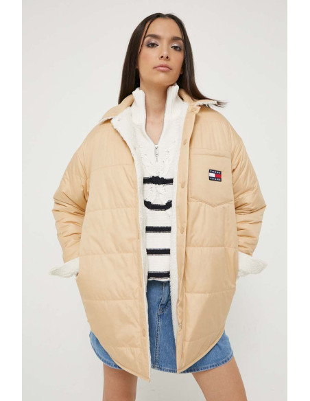 Tommy Jeans - TJW REVERSIBLE SHERPA SHACKET