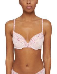 ESPRIT - Recycled: padded, underwire bra with a pattern