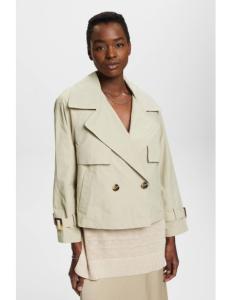 ESPRIT - Short double-breasted trench coat