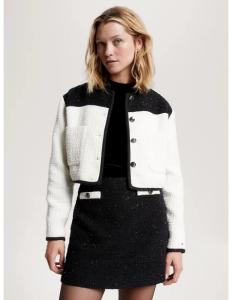 Tommy Hilfiger - CROPPED TWEED JACKET