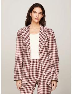 Tommy Hilfiger - GINGHAM OVERSIZED SB BLAZER