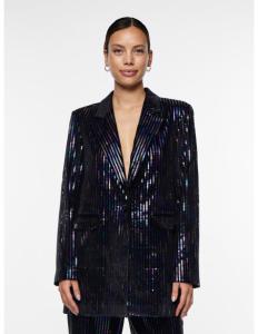 Y.A.S - YASELIVA SEQUIN LS LONG BLAZER - SHOW