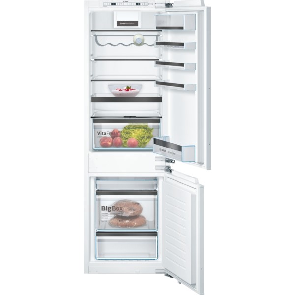 BOSCH Accent Line Carbon Black Built-in fridgefreezer KIN86HDF0