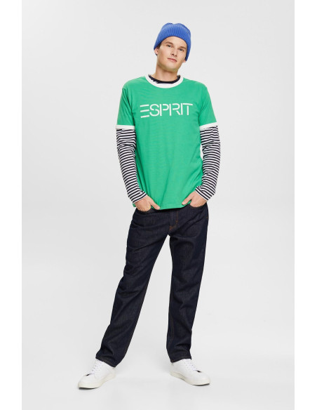 ESPRIT - Straight-leg jeans made of sustainable cotton