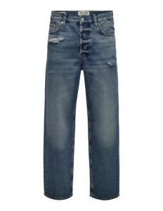 ONLY &amp; SONS - ONSFIVE LOOSE MID-DAR. BLUE 4859 JEANS