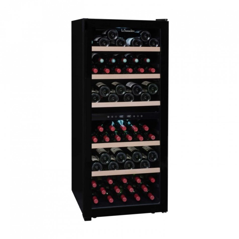 La Sommelière double-zone wine cellar 102-bottles SLS102DZBLACK