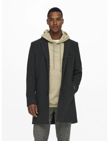 ONLY &amp; SONS - ONSJAYLON WOOL COAT OTW