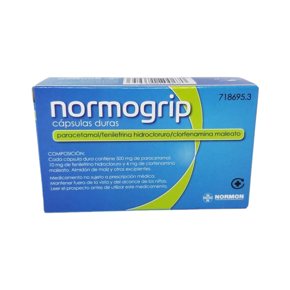 Normongrip - ნორმოგრიპი 500/10/4მგ 14 კაფსულა