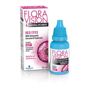 FLORA VISION - ფლორა ვიზიონი წითელი თვალის წვეთები 15მლ