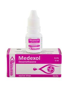 Medexol - მედექსოლი თვალის და ყურის წვეთები 0.1% 5მლ