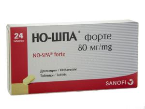 NO-SPA Forte - ნო-შპა ფორტე 80მგ 24 ტაბლეტი