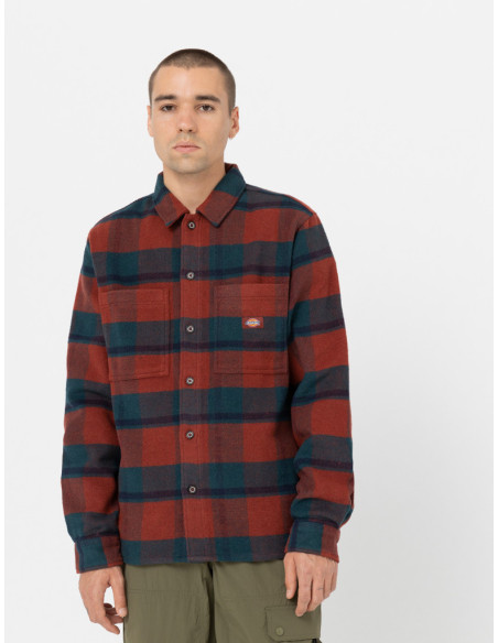 Dickies - PLAID COALING LS SHIRT COALING CHECK DARK