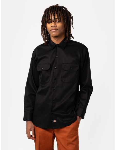 Dickies - WORK SHIRT LS REC BLACK