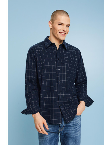 ESPRIT - Checked Flannel Regular Fit Shirt