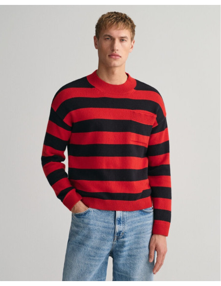 Gant - Barstripe Crew Neck Sweater