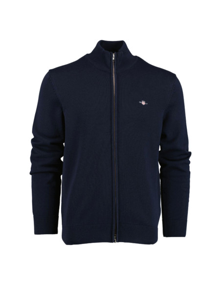 Gant - CASUAL COTTON ZIP CARDIGAN