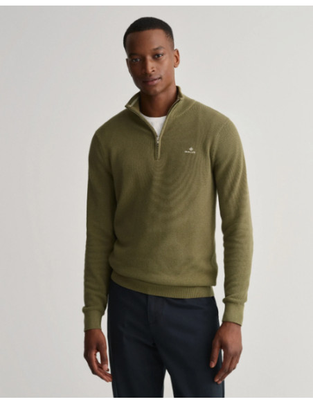 Gant - COTTON PIQUE HALF ZIP