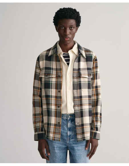 Gant - Checked Heavy Twill Overshirt