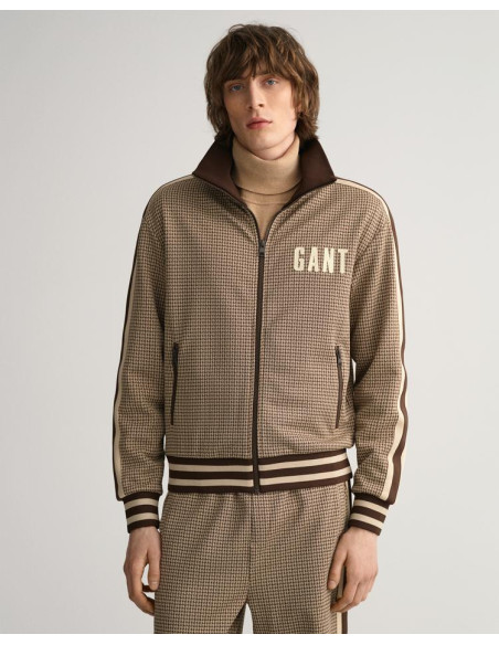 Gant - D1. HOUNDSTOOTH TRACKSUIT JACKET