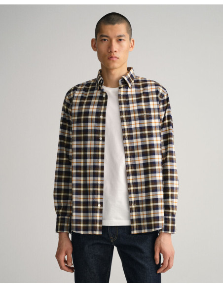 Gant - D1. REG BRUSHED OXF TARTAN SHIRT