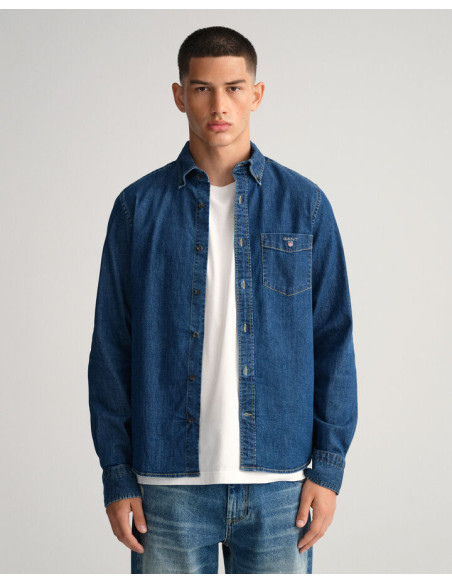 Gant - D1. SLIM DENIM SHIRT