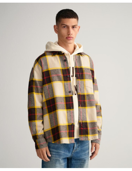 Gant - D2. PLAID WOOL OVERSHIRT