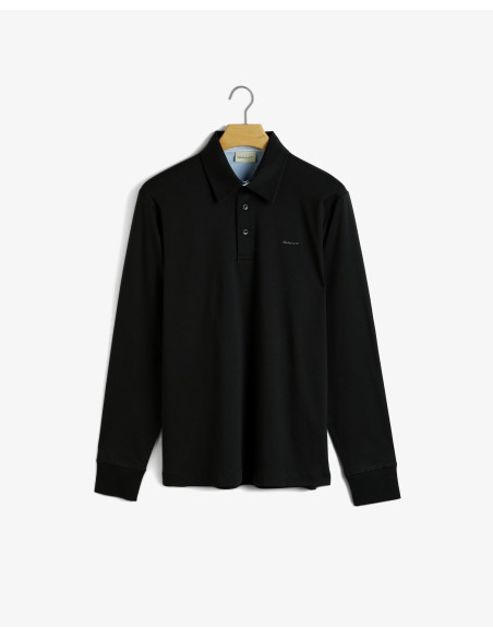 Gant - GANT MERCERIZED LS JERSEY RUGGER POLO SHIRT