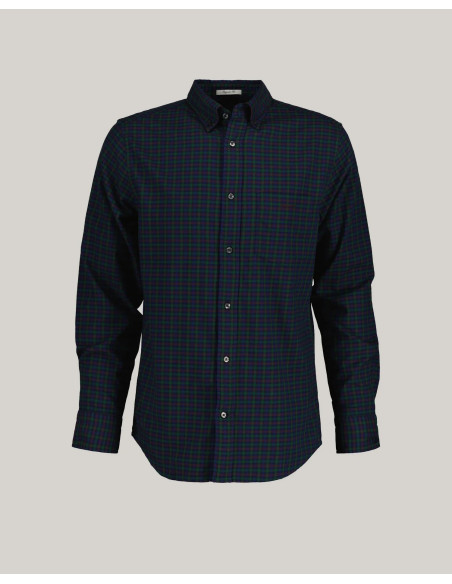 Gant - GANT REG TWILL MICRO MULTI CHECK SHIRT