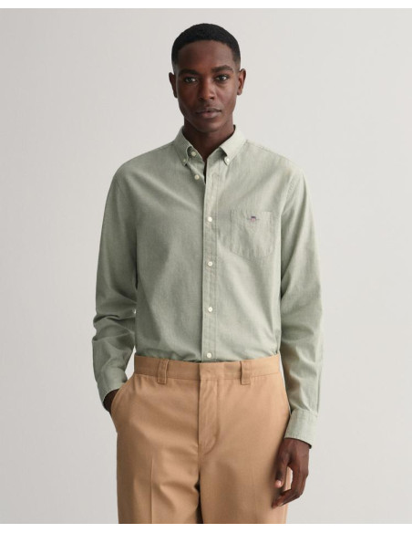 Gant - GANT Regular Fit Cotton Linen Shirt