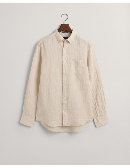 Gant - REGULAR FIT : LINEN SHIRT WITH STRIPES