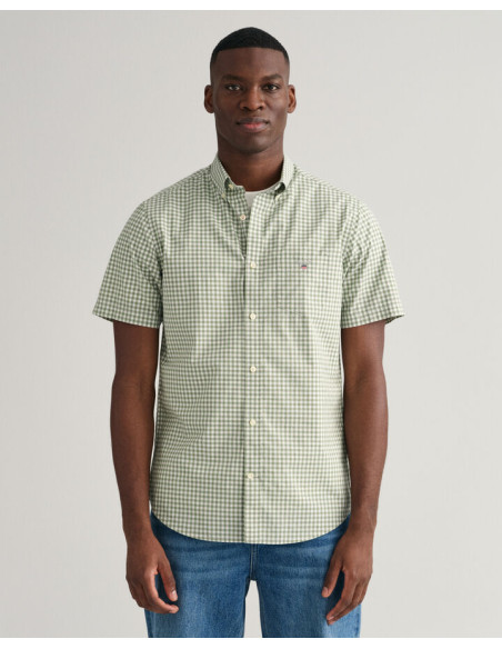 Gant - REG BROADCLOTH GINGHAM SS BD