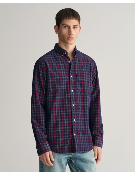 Gant - REG CORD CHECK SHIRT