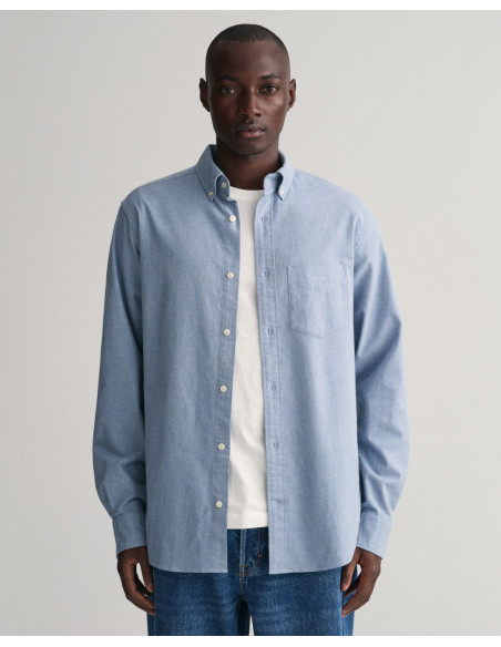 Gant - REG FLANNEL MELANGE SHIRT