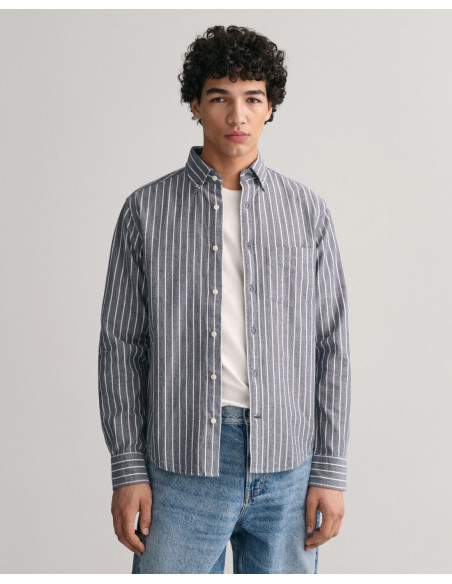 Gant - REG UT BRUSHED OXFORD STRIPE SHIRT