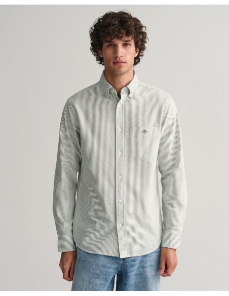 Gant - Regular Fit Banker Stripe Oxford Shirt