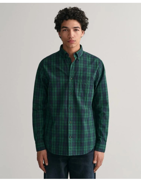 Gant - Regular Fit Plaid Archive Poplin Shirt