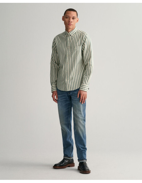 Gant - Regular Fit Striped Archive Oxford Shirt