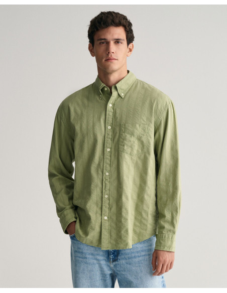 Gant - Relaxed Fit Dobby Striped Shirt