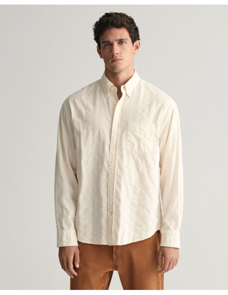 Gant - Relaxed Fit Dobby Striped Shirt