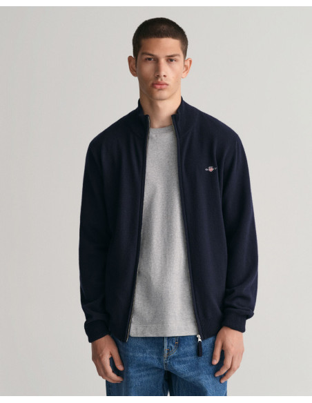 Gant - SUPERFINE LAMBSWOOL ZIP CARDIGAN