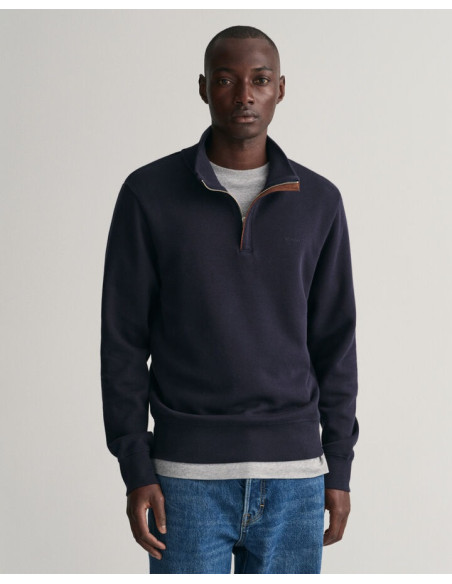 Gant - Sacker Rib Half-Zip Sweatshirt