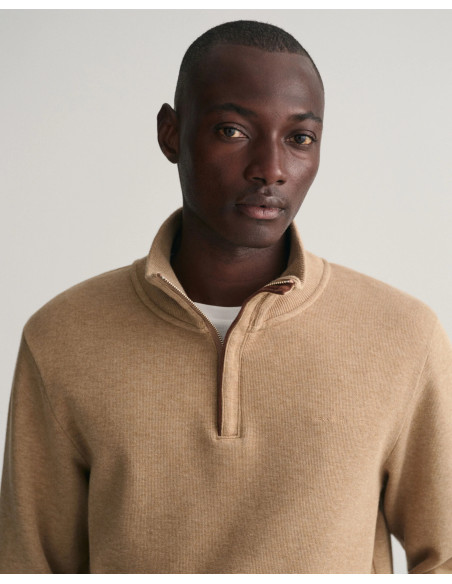 Gant - Sacker Rib Half-Zip Sweatshirt