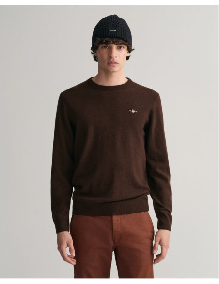 Gant - Superfine Lambswool Crew Neck Sweater