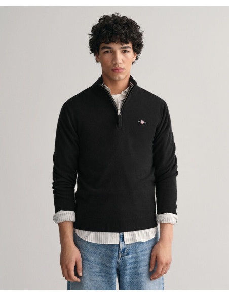 Gant - Superfine Lambswool Half-Zip Sweater