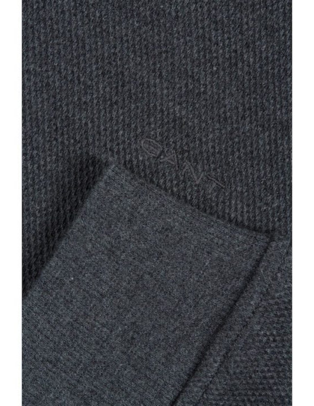 Gant - WAFFLE TEXTURE C-NECK