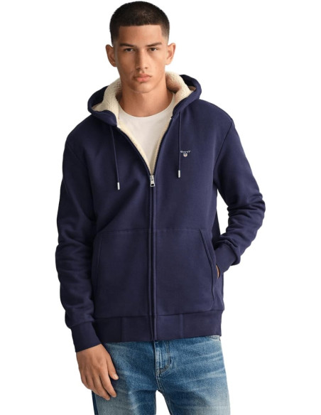 Gant  - SHERPA FLEECE ZIP HOODIE