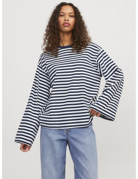 JJXX - JXAMALIE RLX LS STRIPE TEE JRS