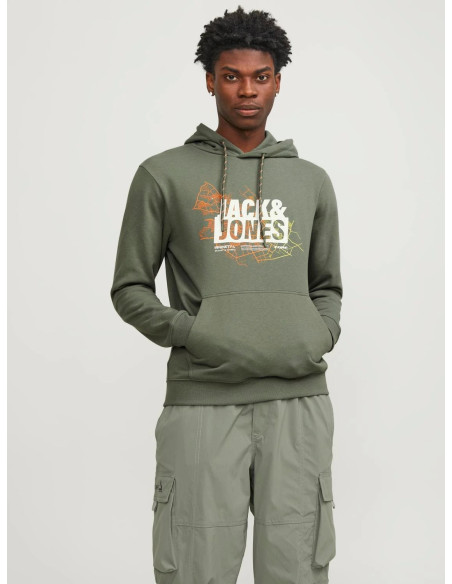 Jack &amp; Jones - JCOMAP LOGO SWEAT HOOD SN